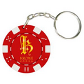 Poker Chip Keychain (1 Side Imprint)